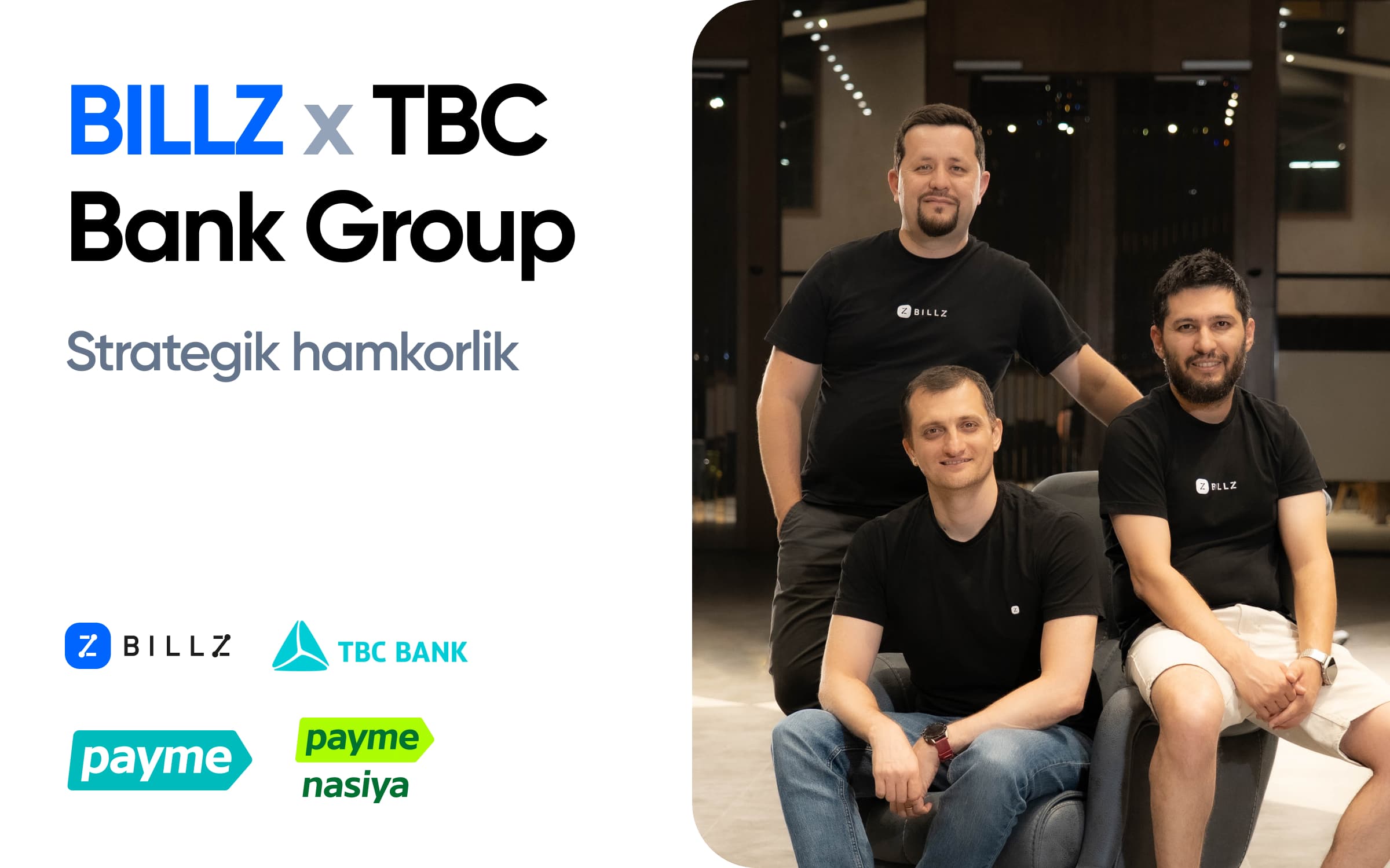 BILLZ TBC Bank Group bilan strategik hamkorlik e'lon qildi - Программа ...